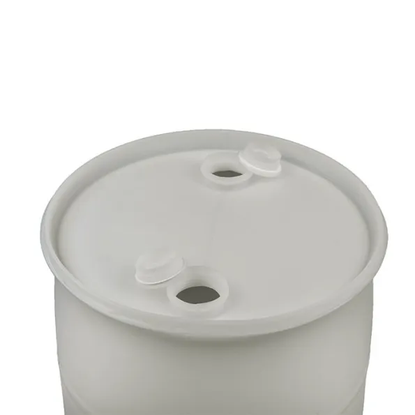 55 GALLON PLASTIC DRUM CLOSED HEAD NATURAL - Image 2