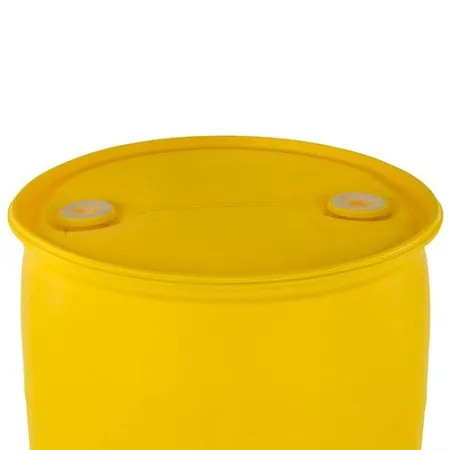 55 GALLON PLASTIC DRUM, CLOSED HEAD – YELLOW - Image 2